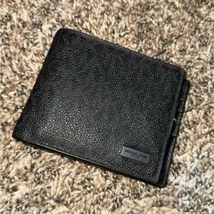 Michael Kors Monogram Black Wallet